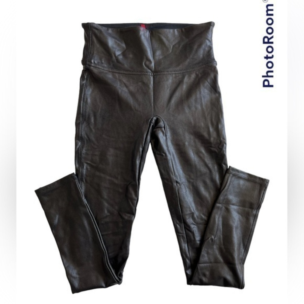 SPANX faux leather full length leggings